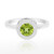 Anello in argento con Peridoto