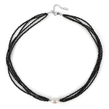 Collana in argento con Perla Akoya