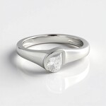 Anello in argento con Zircone