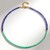 Collana in argento con Smeraldo Colombiano