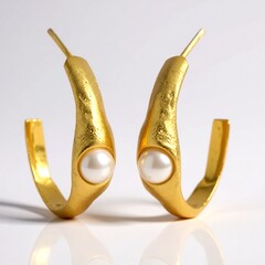 Orecchini in argento con Perla d'Acqua Dolce Bianca (Joias do Paraíso)