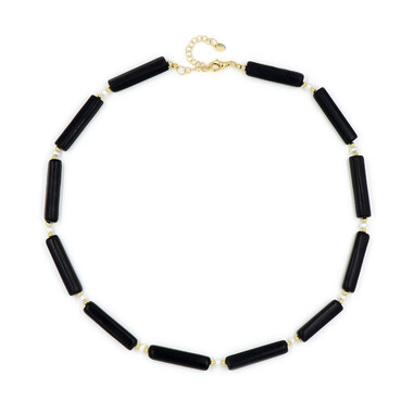 Collar en plata con Shungita