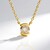 Collana in argento con Diamante Champagne I2