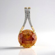 9K Sphalerite Gold Pendant