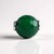 Ciondolo in argento con Onice Verde (MONOSONO COLLECTION)