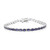 Iolite Silver Bracelet