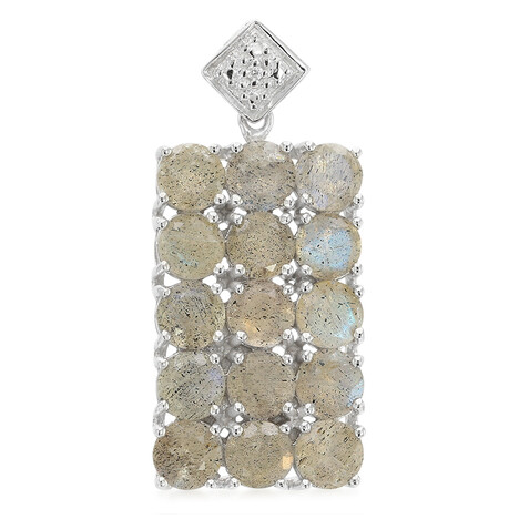 Ciondolo in argento con Spectrolite