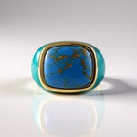 Anello in argento con Turchese (Adela Silber)