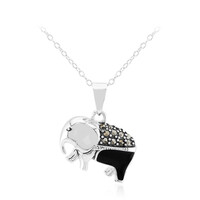 Collana in argento con Marcassite