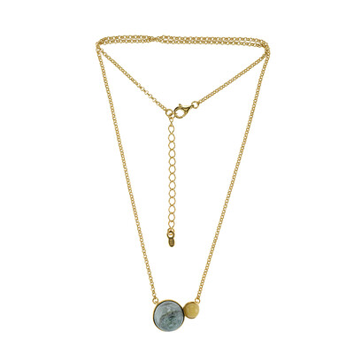 Collana in argento con Fuchsite (dagen)