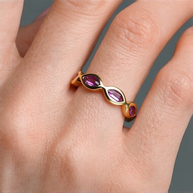 Sambia-Amethyst-Silberring