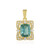 Green Fluorite Silver Pendant