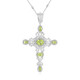Peridot Silver Necklace (Dallas Prince Designs)