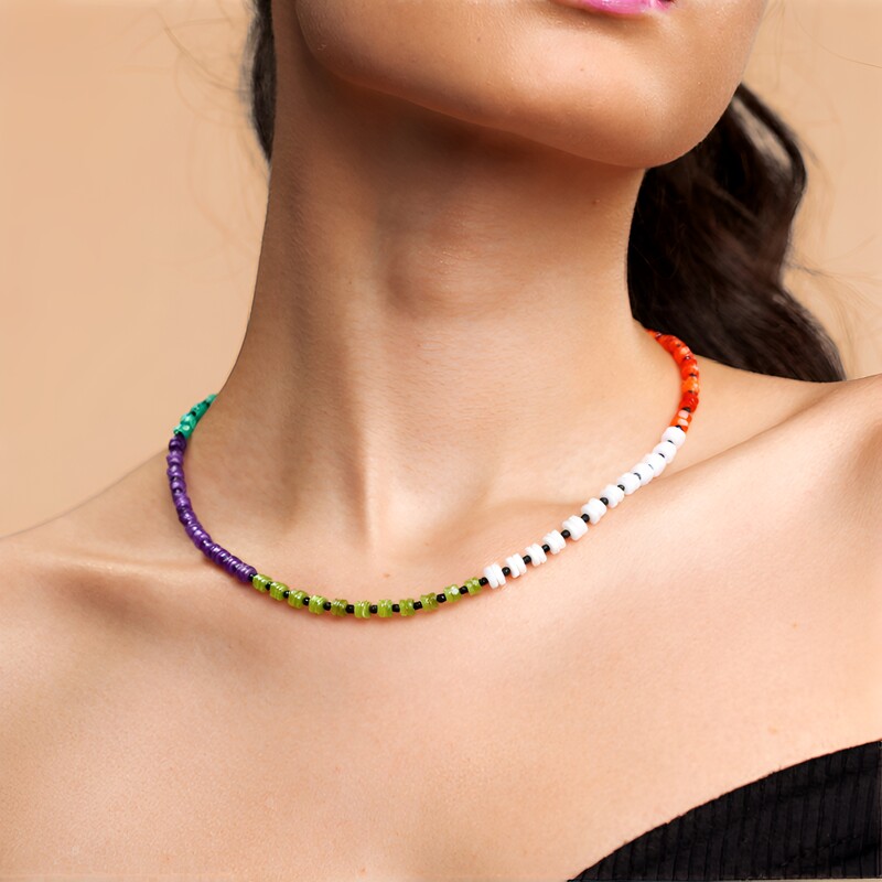 Collar en plata con Ágata blanca