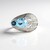 Anello in argento con Topazio Blu Cielo (Ornaments by de Melo)