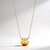 Sunrise Baltic Amber Silver Necklace (dagen)