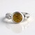Anello in argento con Zircone Giallo