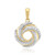 Pendentif en or et Diamant SI1 (G) (Annette)