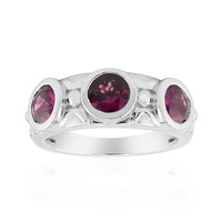 Anello in argento con Rodolite della Rift Valley (Remy Rotenier)