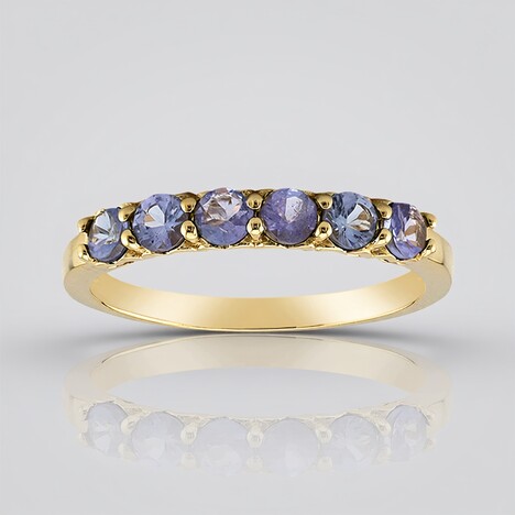 Anello in argento con Tanzanite