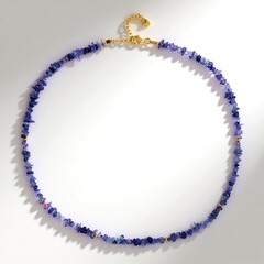 Collana in argento con Tanzanite