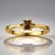Anello in oro con Diamante Cognac d'Argyle I3 (Mark Tremonti)