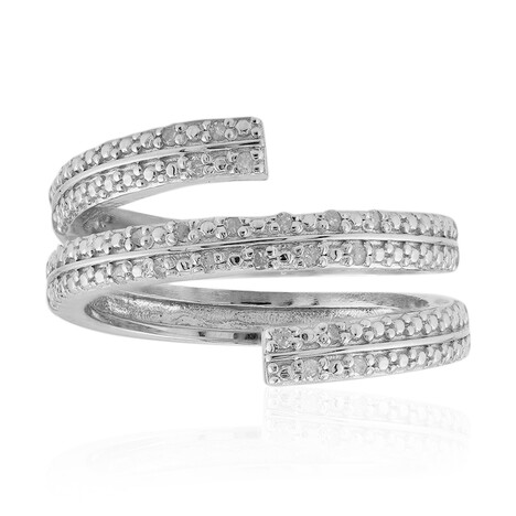 Bague en argent et Diamant I3 (I)