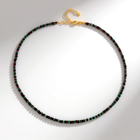 Collana in argento con Rubino del Madagascar