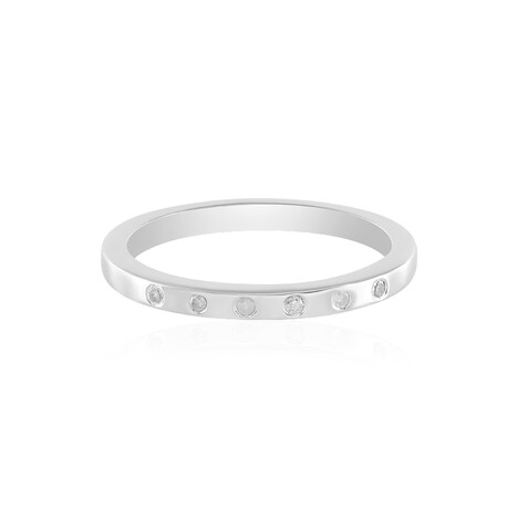 Bague en argent et Diamant I3 (H)