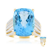 Anello in oro con Topazio Marambaia