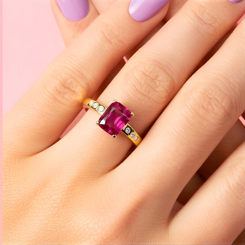 Madagascar Ruby Silver Ring