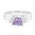 Bolivianischer Amethyst-Silberring
