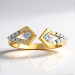 Anello in oro con Diamante VVS1 (G) (Annette)