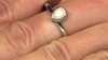 Bague en argent et Opale Welo