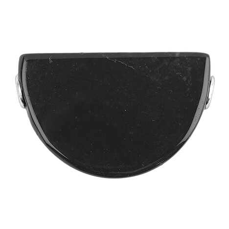 Black Onyx Silver Pendant (MONOSONO COLLECTION)