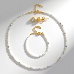 Parure in argento con Zircone