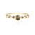 I2 Champagner-Brillant-Silberring (de Melo Essence)