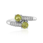 Sphene Silver Ring