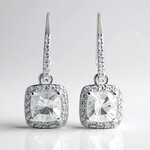 Orecchini in argento con Danburite