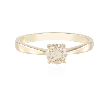 I2 Schokoladen-Brillant-Goldring (SUHANA)