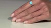 Anillo en plata con Turquesa bella durmiente (Faszination Türkis)