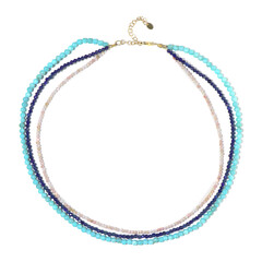 Collier en argent et Opale rose