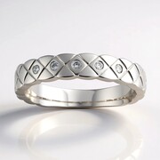 Bague en argent et Diamant I1 (G) (Annette)