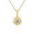Zilveren halsketting met een I2 Bruine Diamant