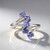 Anello in argento con Tanzanite