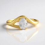 Anello in argento con Zircone (Adela Silber)