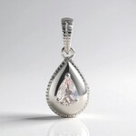 Ciondolo in argento con Topazio Rosa Ouro Preto