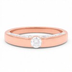 Anello in oro con Diamante SI1 (G) (Annette)