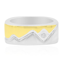 Zilveren ring met een I1 (G) Diamant (Annette)