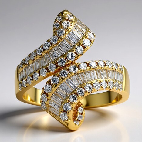 Anello in oro con Diamante SI1 (H) (CIRARI)